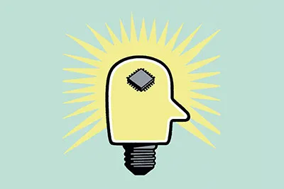 Lightbulb, The Secret to AI is Vuja De