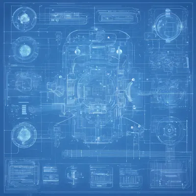 blueprint of engine 