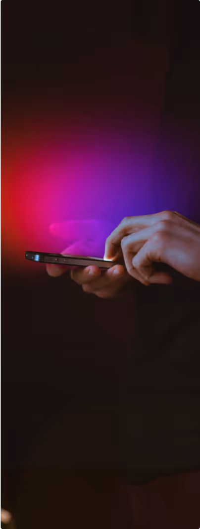 Person Using A Cell Phone