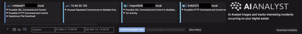 AI Analyst Security Incidents