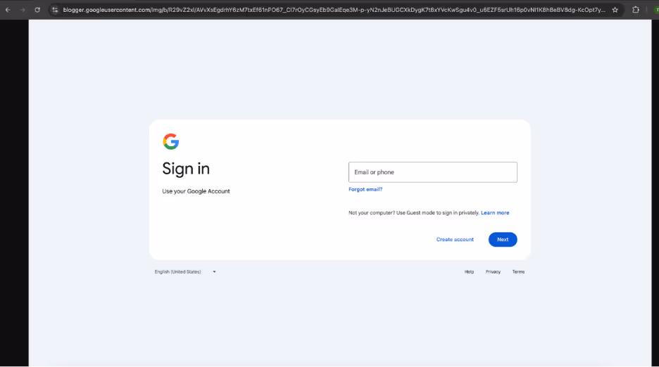Gmail login