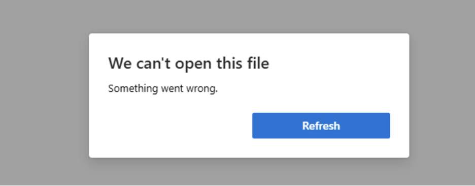 Error Message