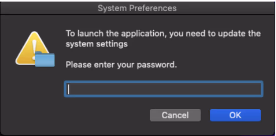 Password Prompt