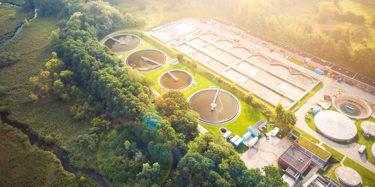 Photograph of compromised water plant in Florida 