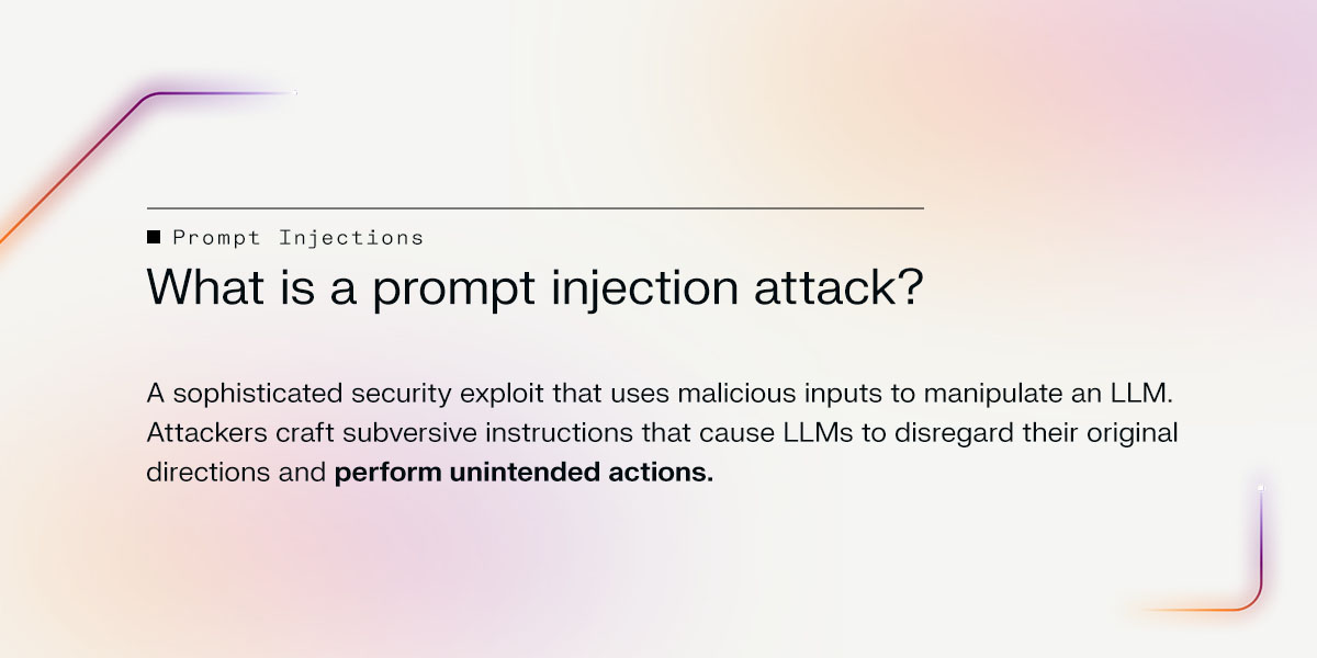 what is a prompt injection attack?