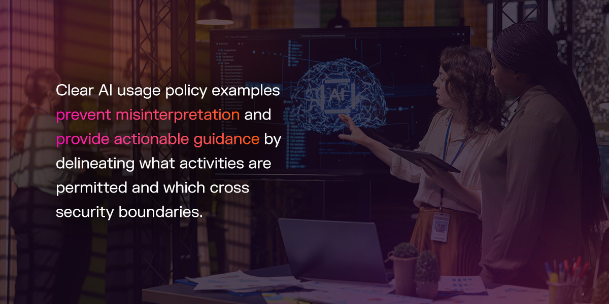 ai usage policy examples