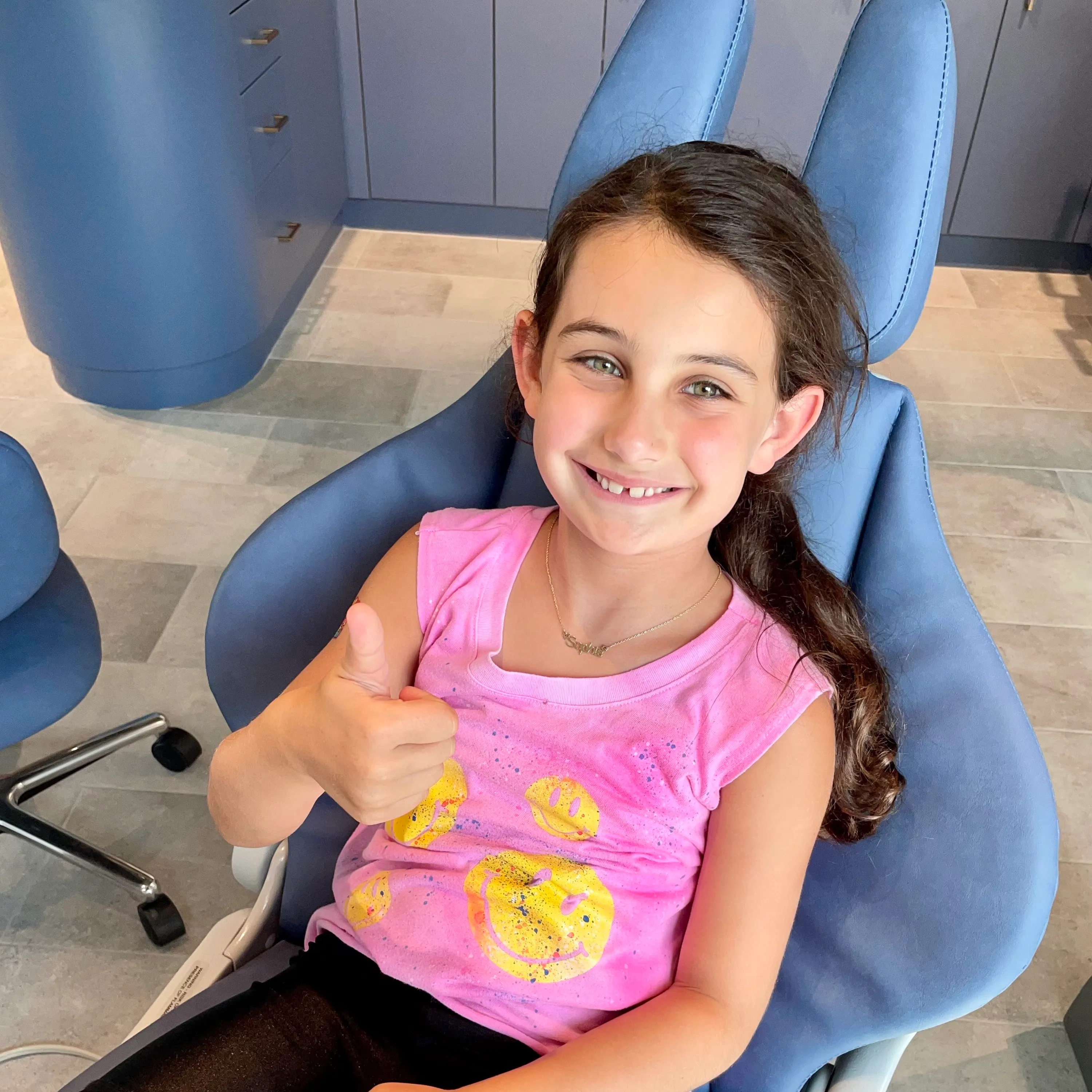 Young patient at the orthodontist 