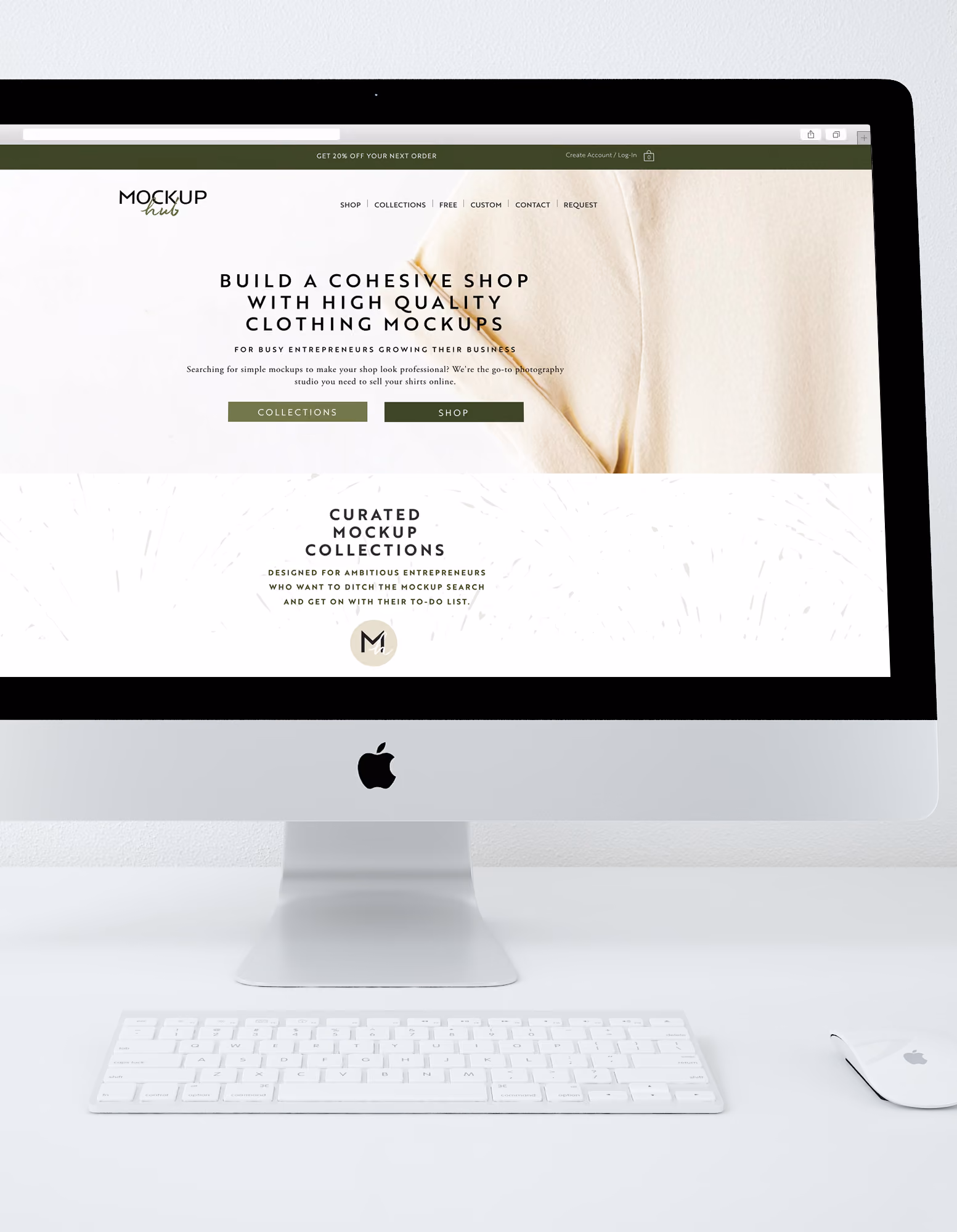 Art business website for creatives.