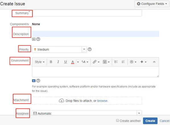 JIRA Bug Reporting Tool