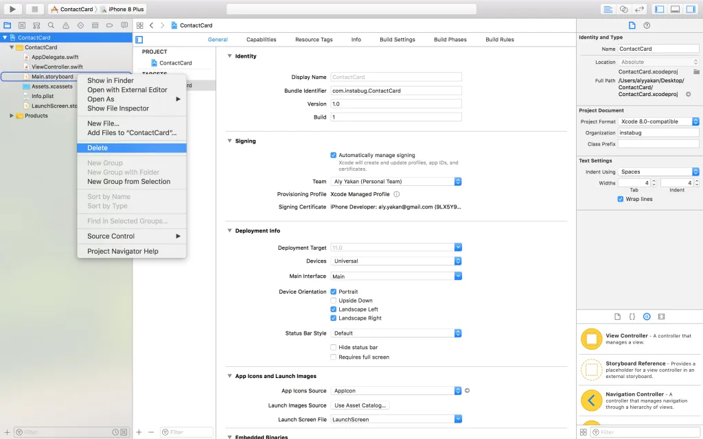 create constraints programmatically