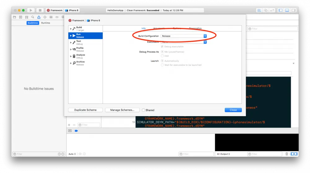 binary framework