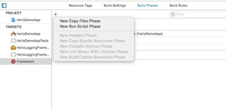 binary framework