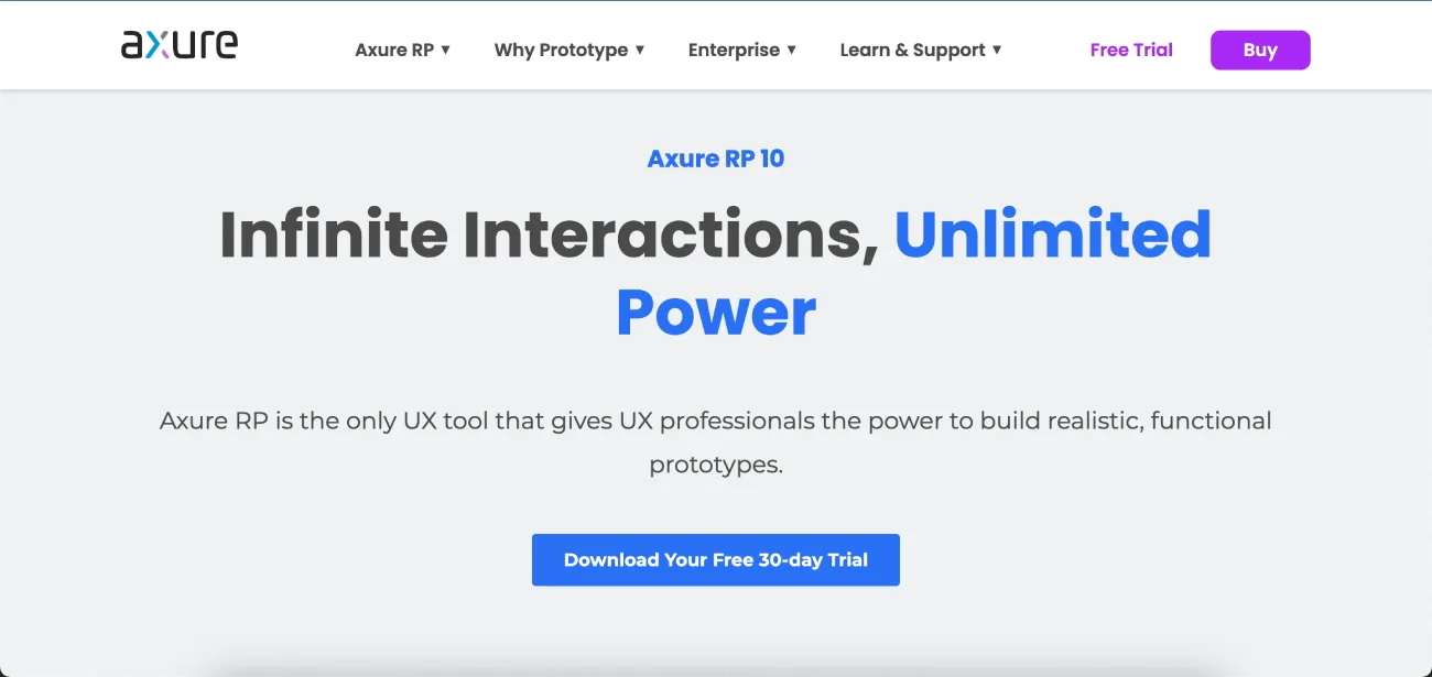 Axure RP mobile app design tool