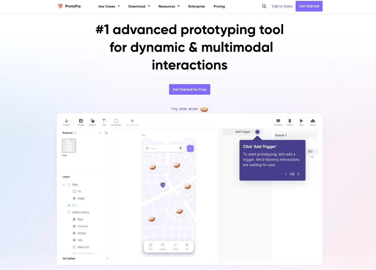 ProtoPie mobile app design tool