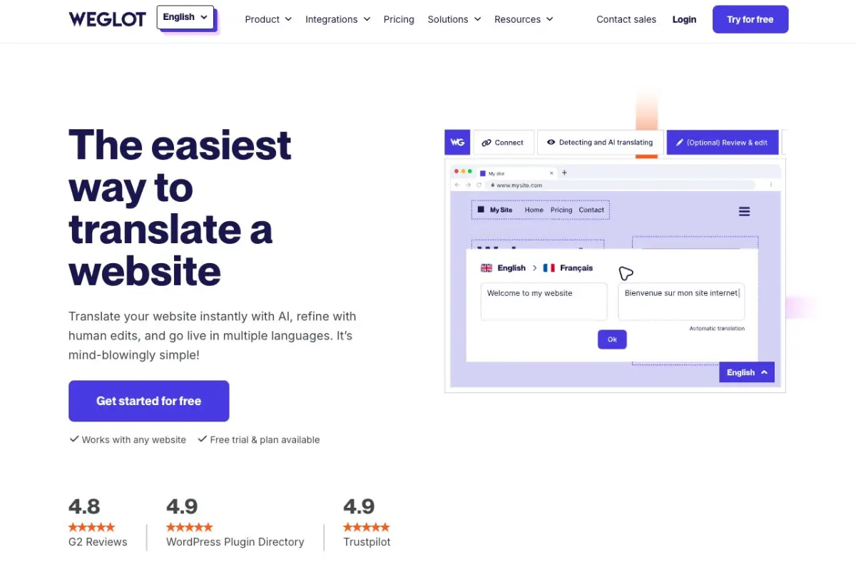 Weglot mobile app localization tool