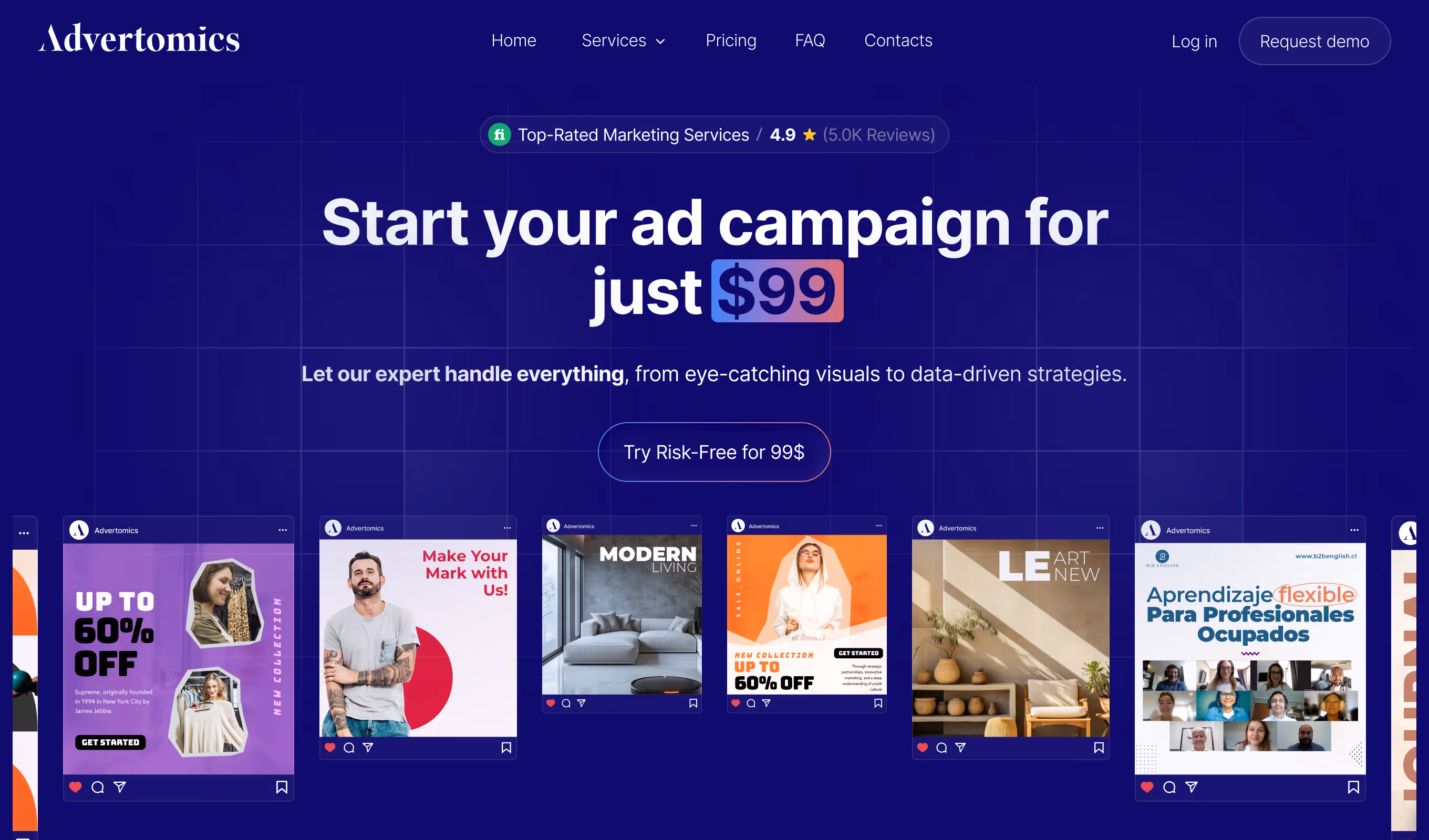 influ.ai influencer marketing platform UX/UI design case study cover