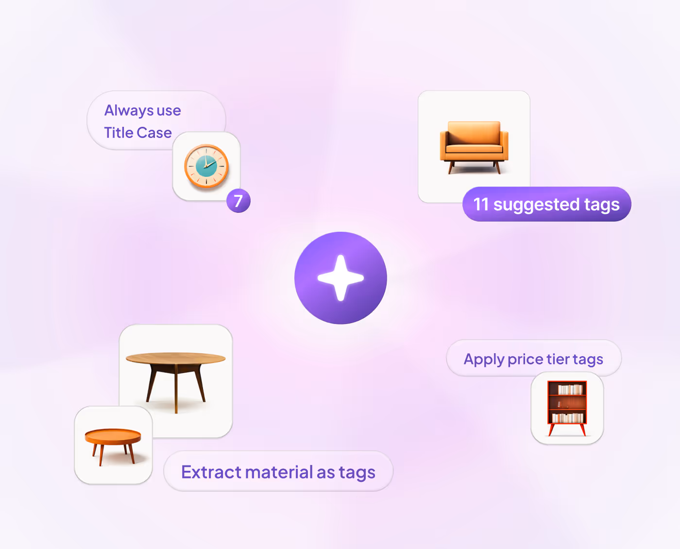 FilterTag AI analyzes your tagging logic and suggest tags for your products