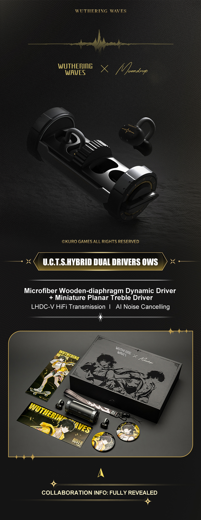 WUTHERING WAVES x MOONDROP U.C.T.S. True Wireless Stereo