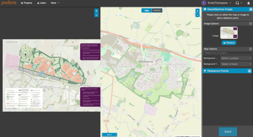 Podaris:Plan geospatial analysis