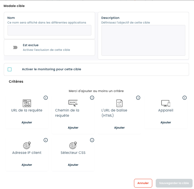 règles ciblées edgespeed