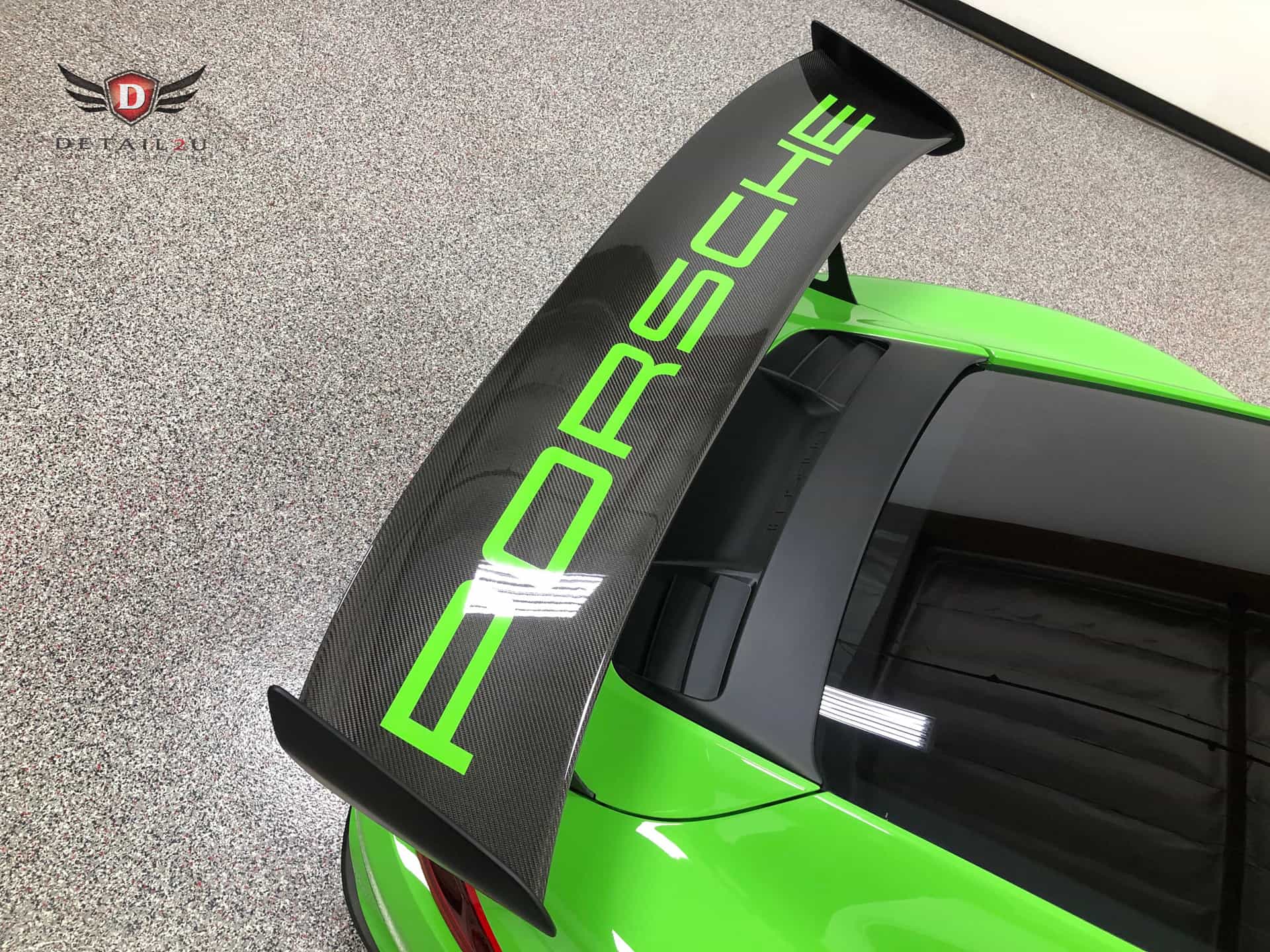 Race Porsche with paint protection film, ceramic coating and window tint by Detail 2 U - photo 1