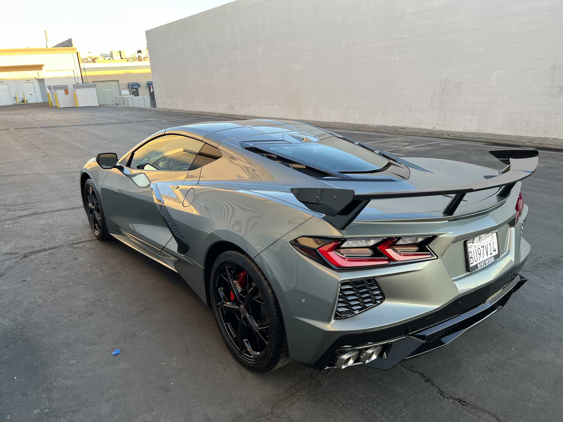 Grey Corvette with paint correction, ceramic coating and PPF by Detail 2 U - photo 3