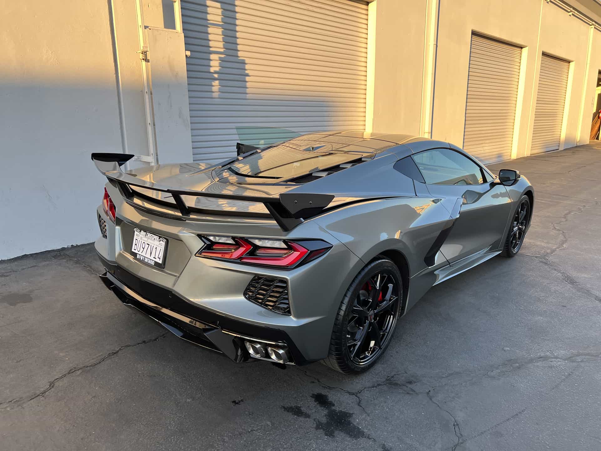 Grey Corvette with paint correction, ceramic coating and PPF by Detail 2 U - photo 2