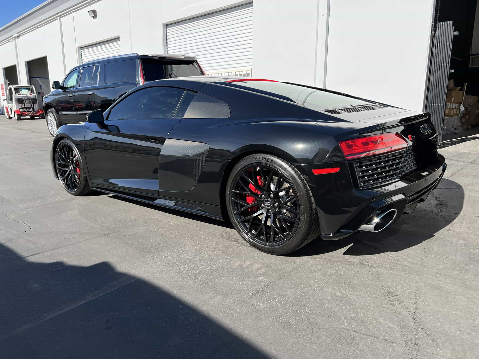Black Audi R8 with PPF, ceramic coating, window tint and paint correction by Detail 2 U - photo 2