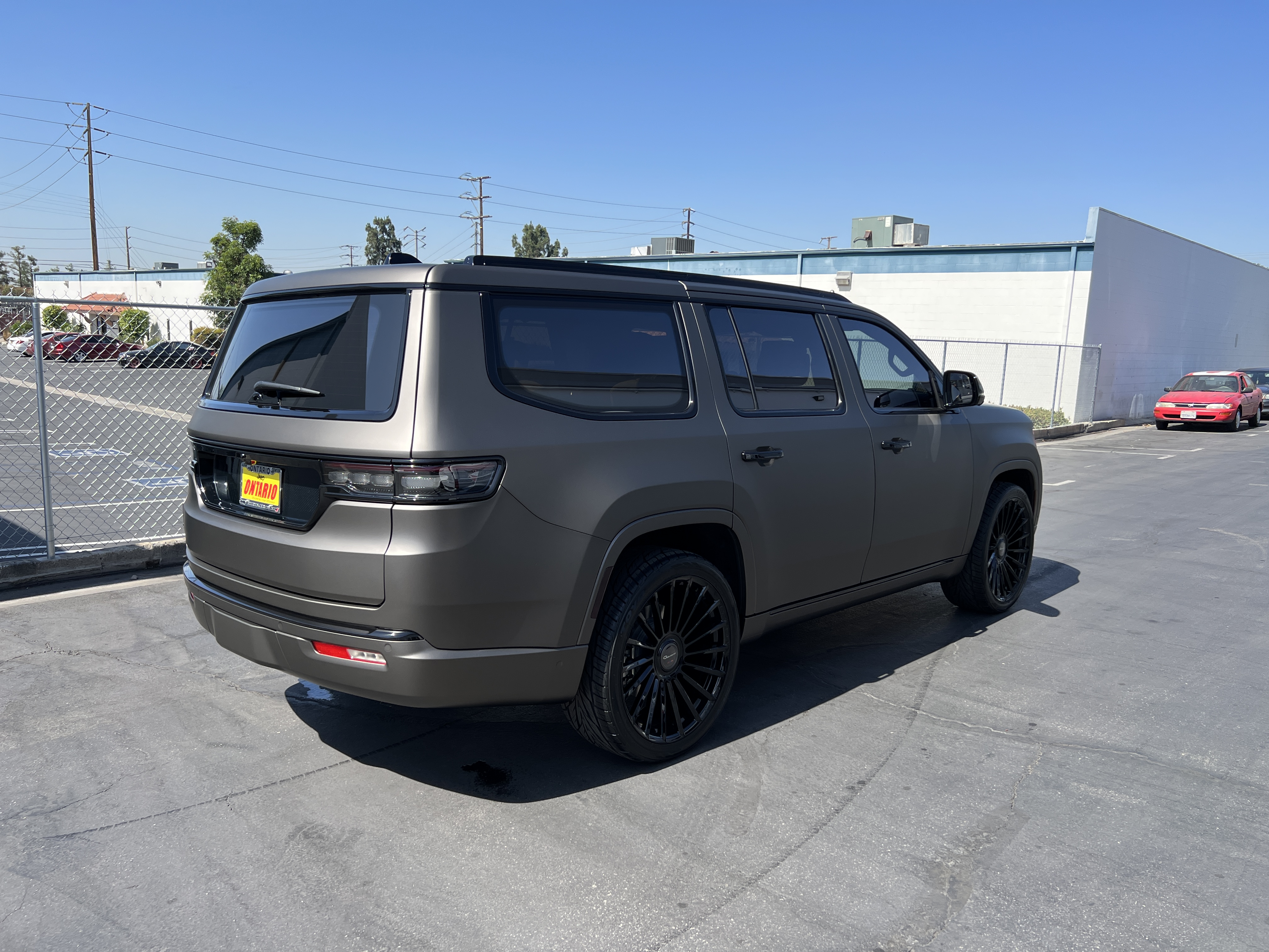 Color change vinyl car wrap installed by Detail 2 U in Rancho Cucamonga