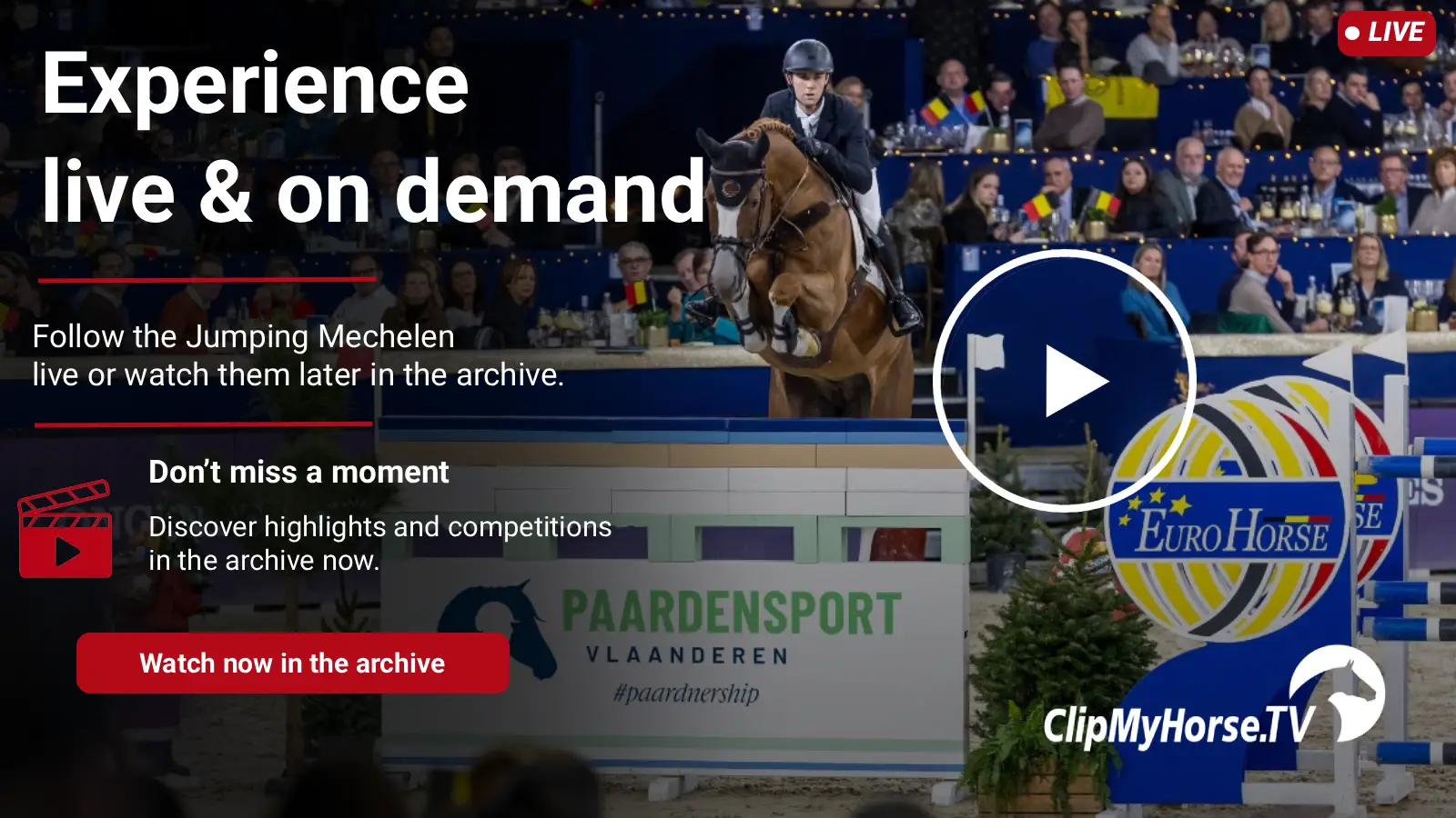 Live and on Demand Jumping in Mechelen