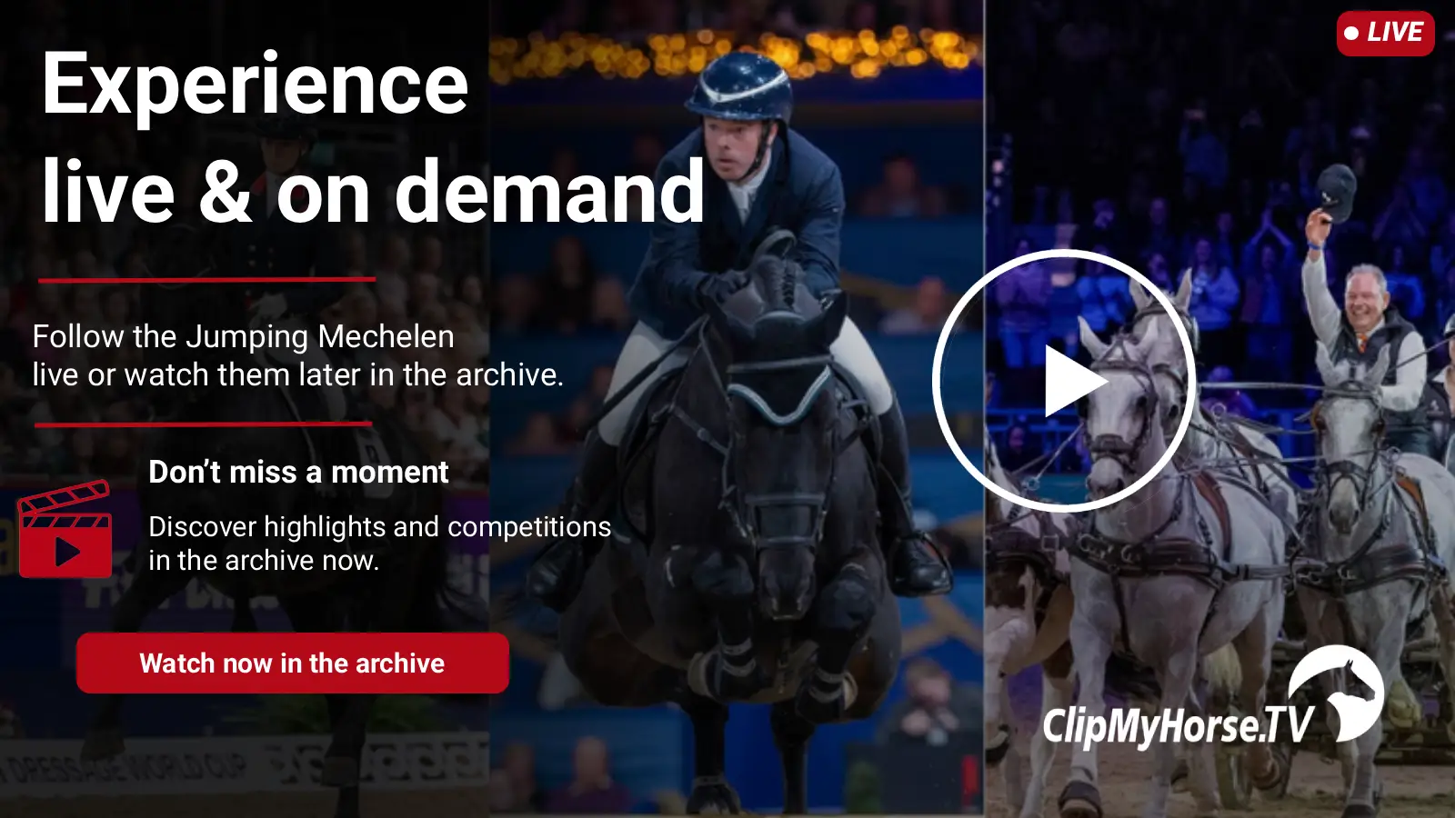 London International Horse Show live und on demand