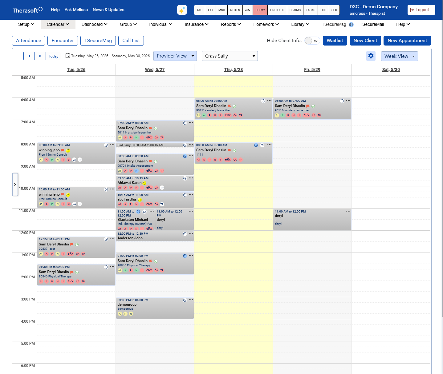 The modern and updated version for the calendar