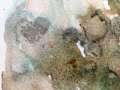 detail from a painting using bio colour