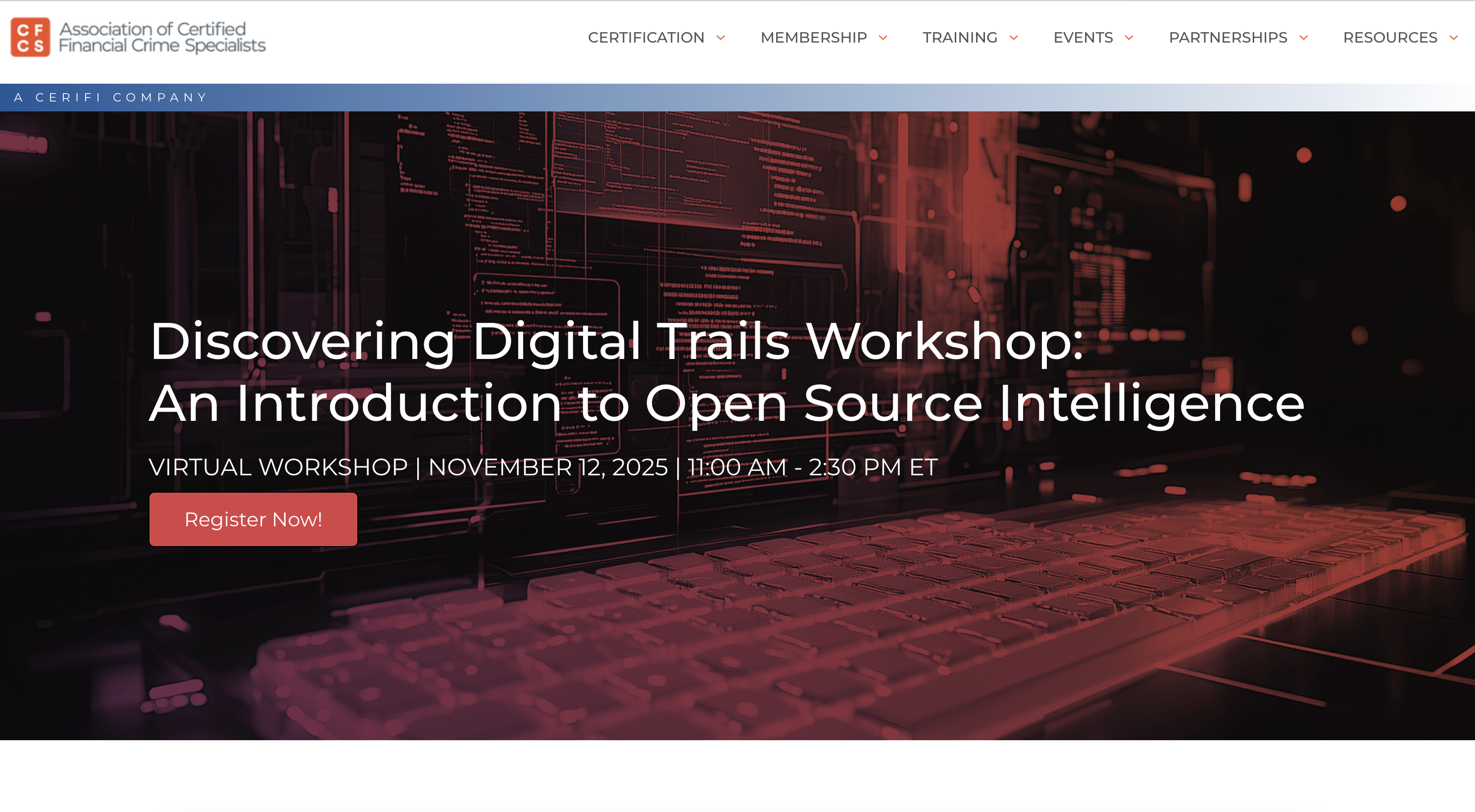 Discovering Digital Trails Workshop: Intro to OSINT