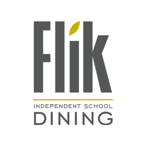 Flik Independent School Dining grayscale logo