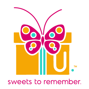 Unforgettables sweets to remember grayscale logo