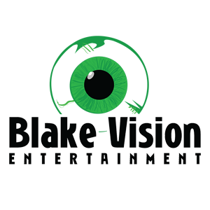 Blake Vision Entertainment grayscale logo