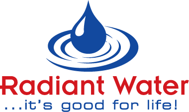 Radiant Water logo.
