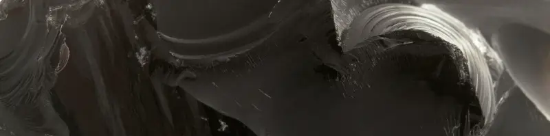 Raw obsidian stone