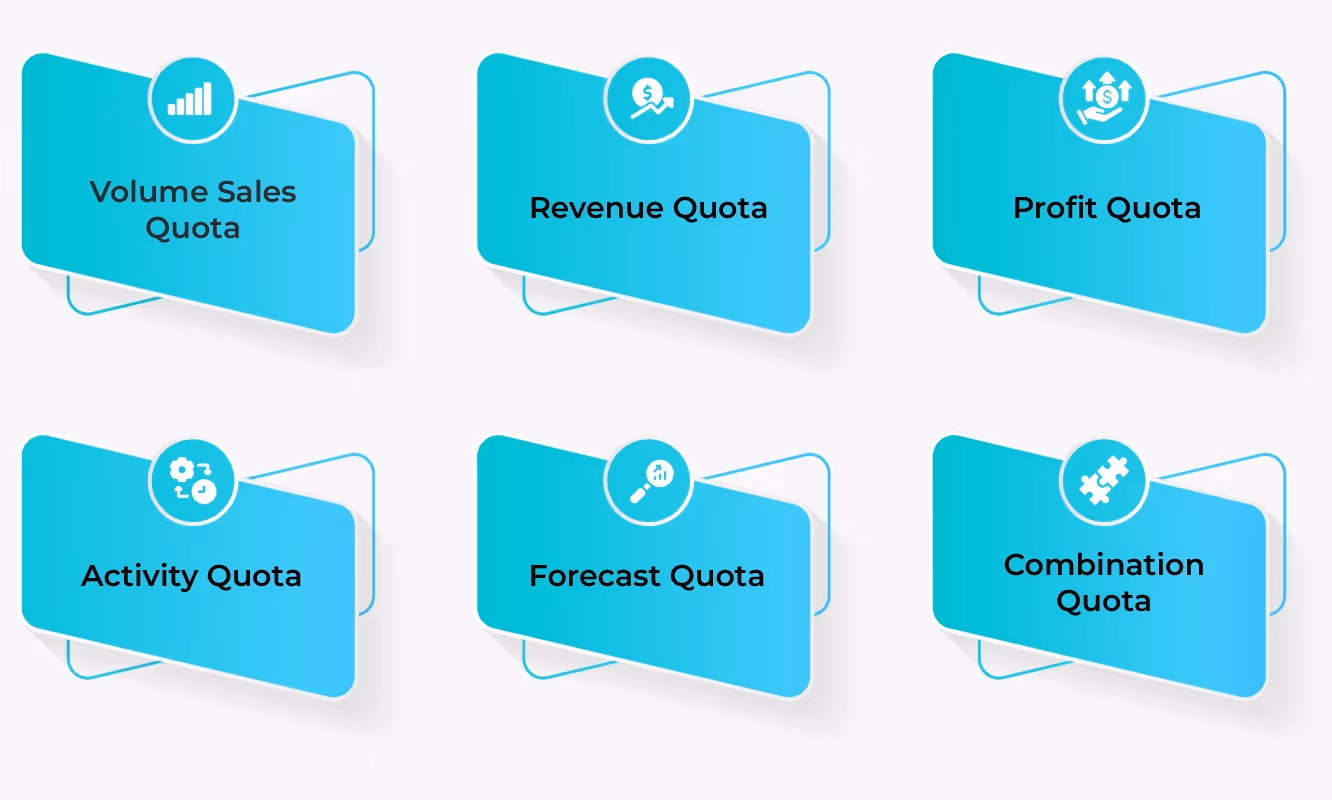 types of sales quotas