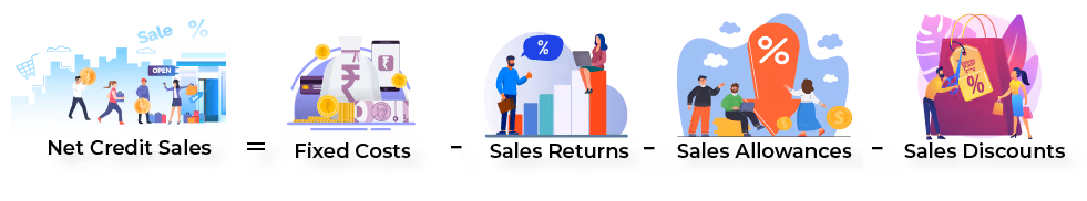net credit sales formula illustration