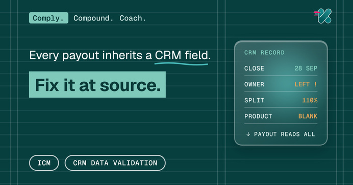 CRM to commission automation starts with getting the data right.