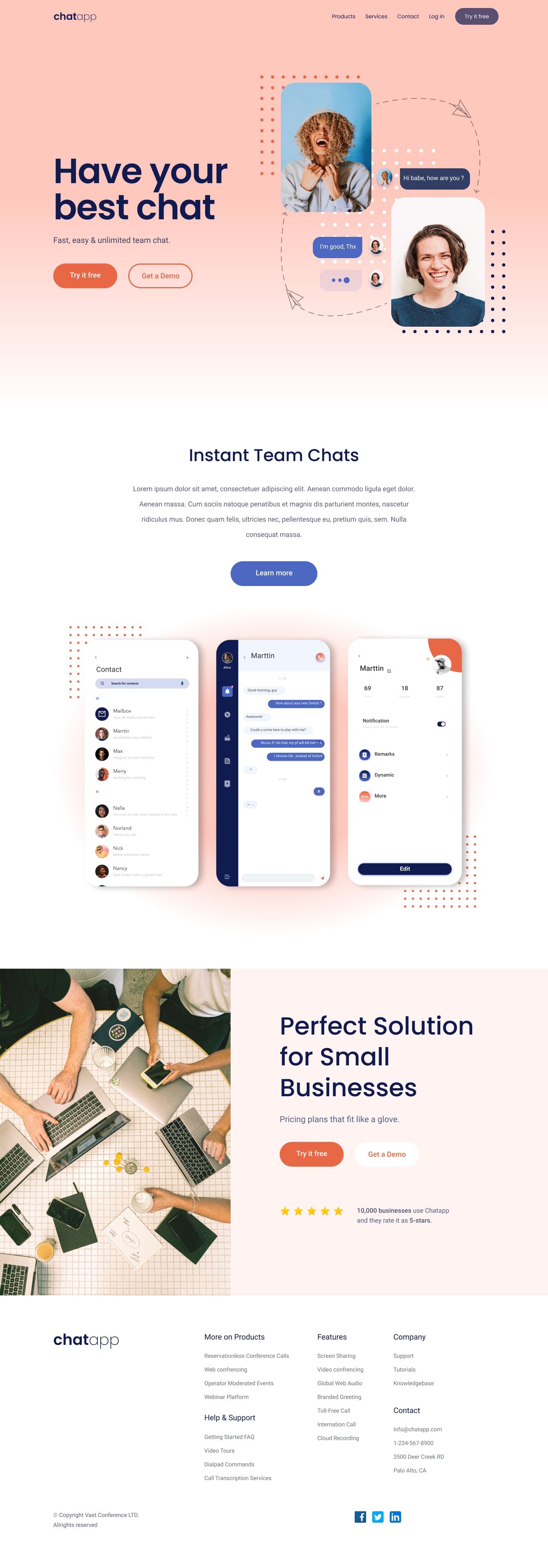 A screenshot of web page