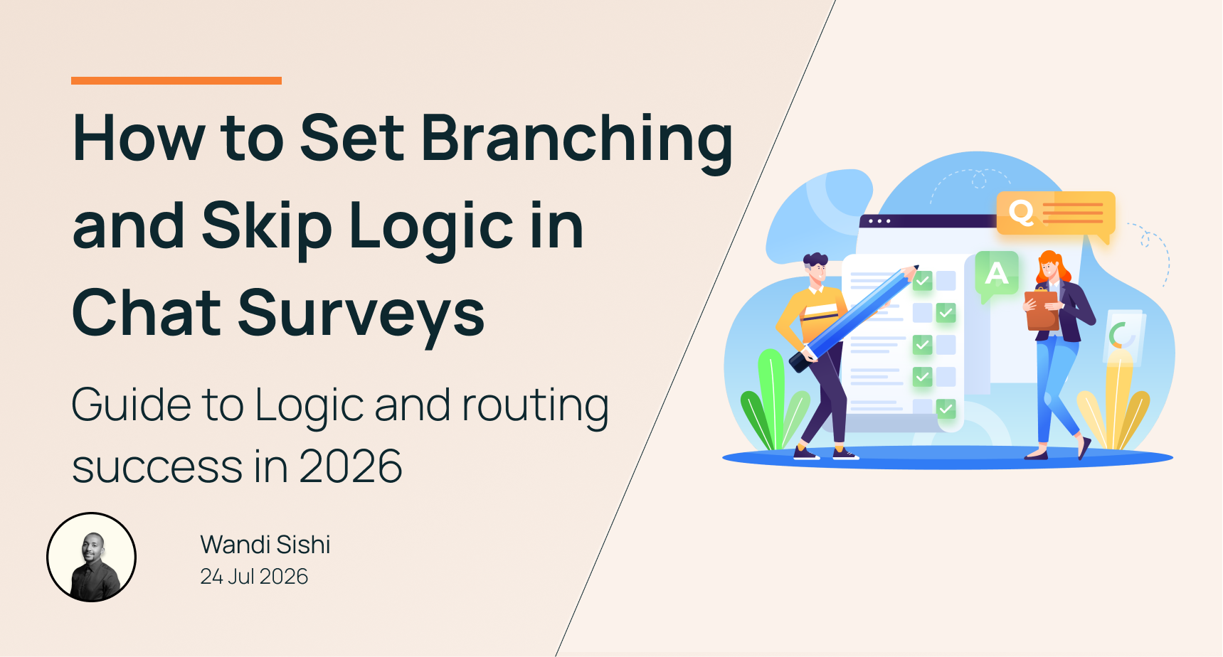 Branching and skip logic for chat surveys: map paths, write transitions, avoid dead-end loops and test logic before launch. 2026 setup guide.