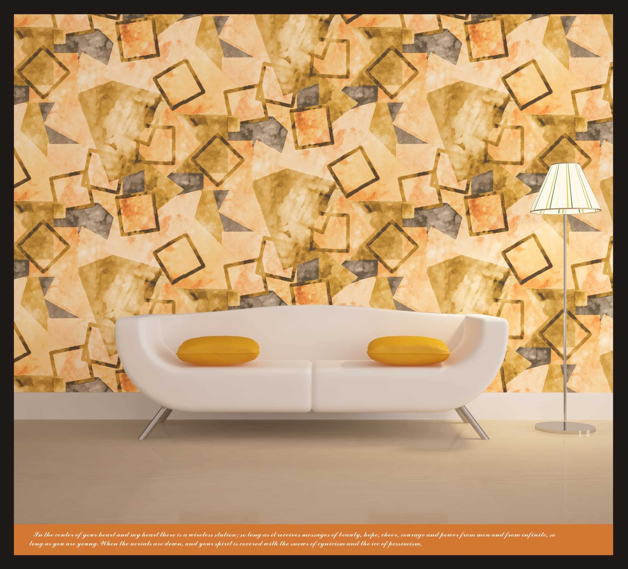 Wall covering design pattern