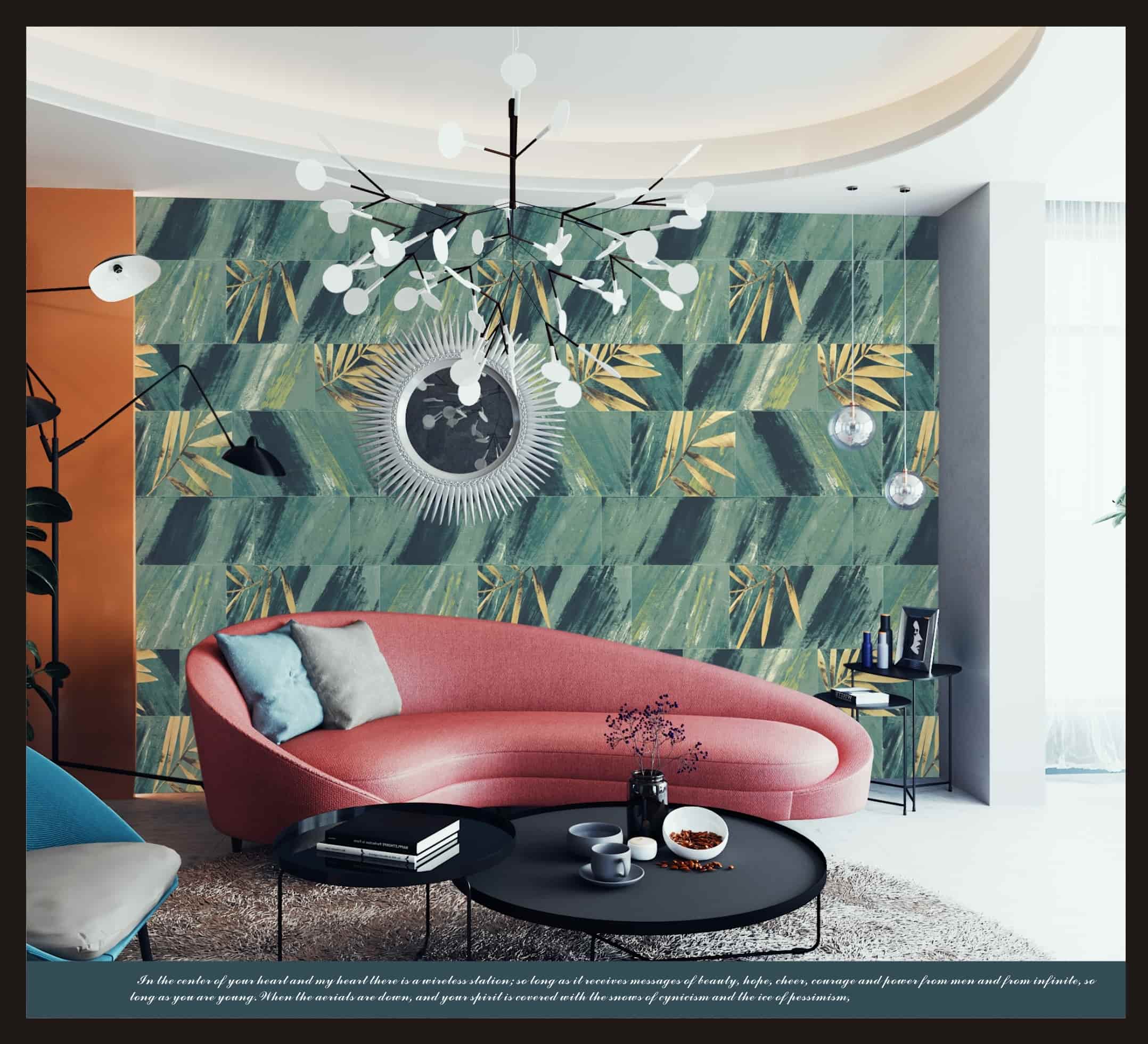 Wall covering design pattern