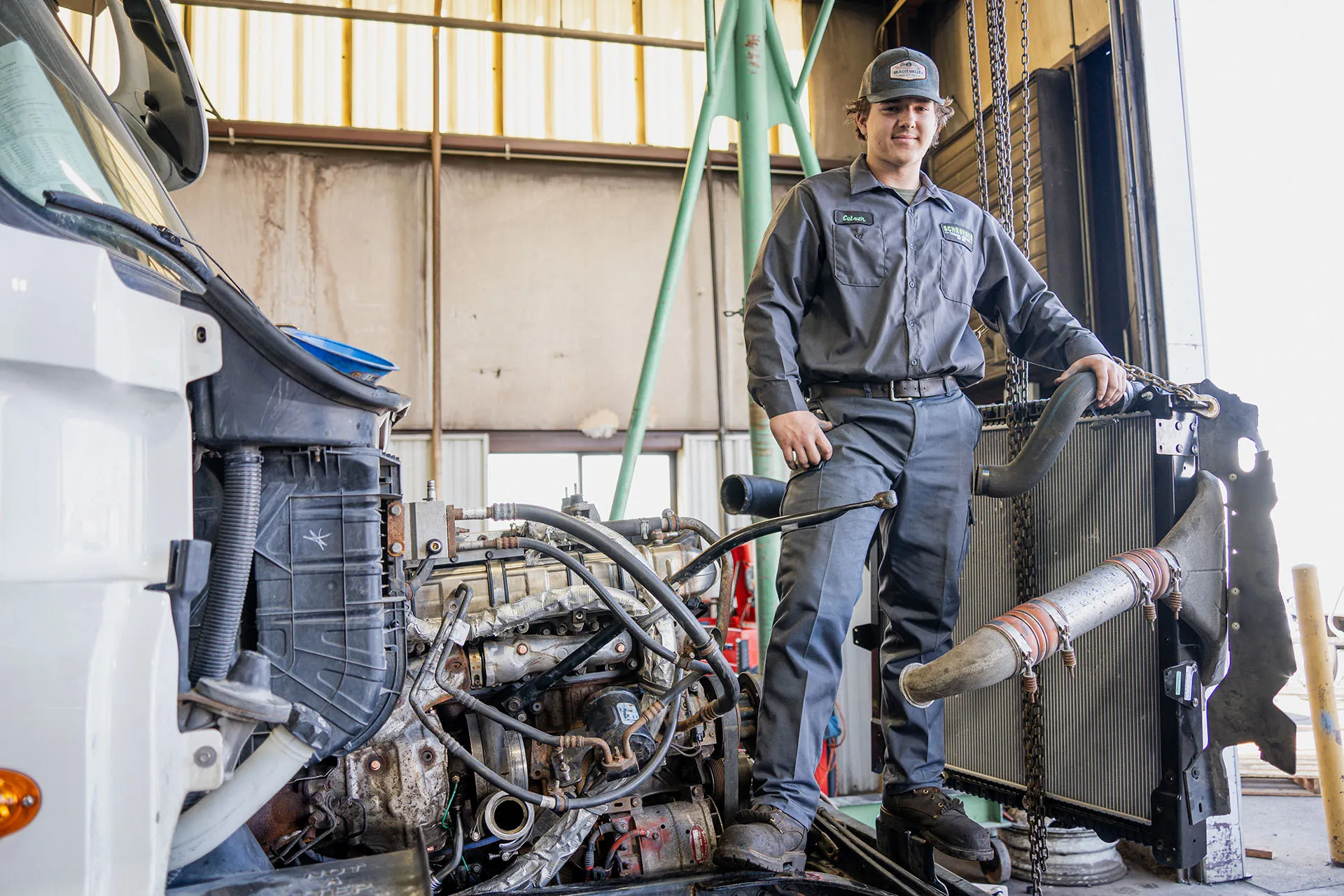 Mechanic at Schroeder Truck Repair in Colorado